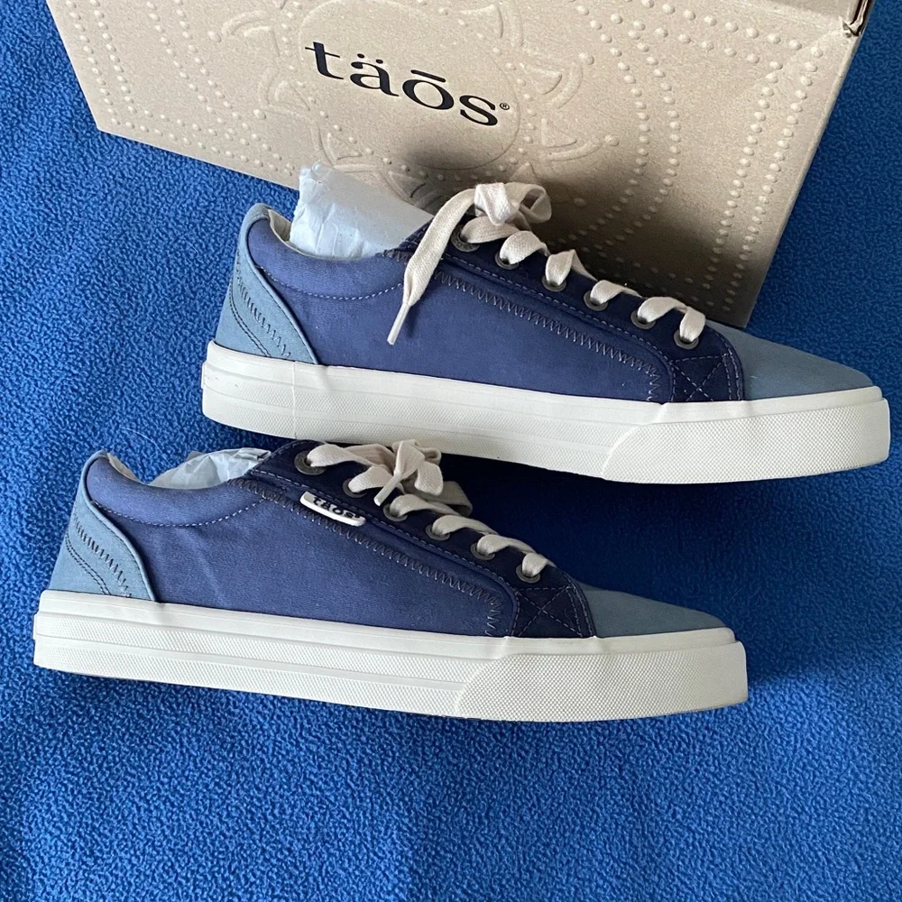 Taos Footwear Blue and Light Blue Sneakers - Picture 3 of 7